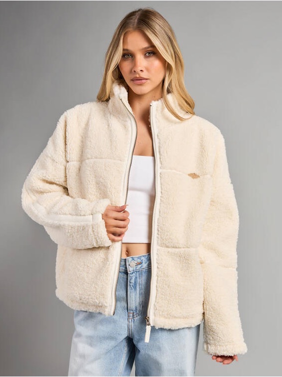 Rip Curl Cala Nights Jacket Sherpa Fuzzy Medium